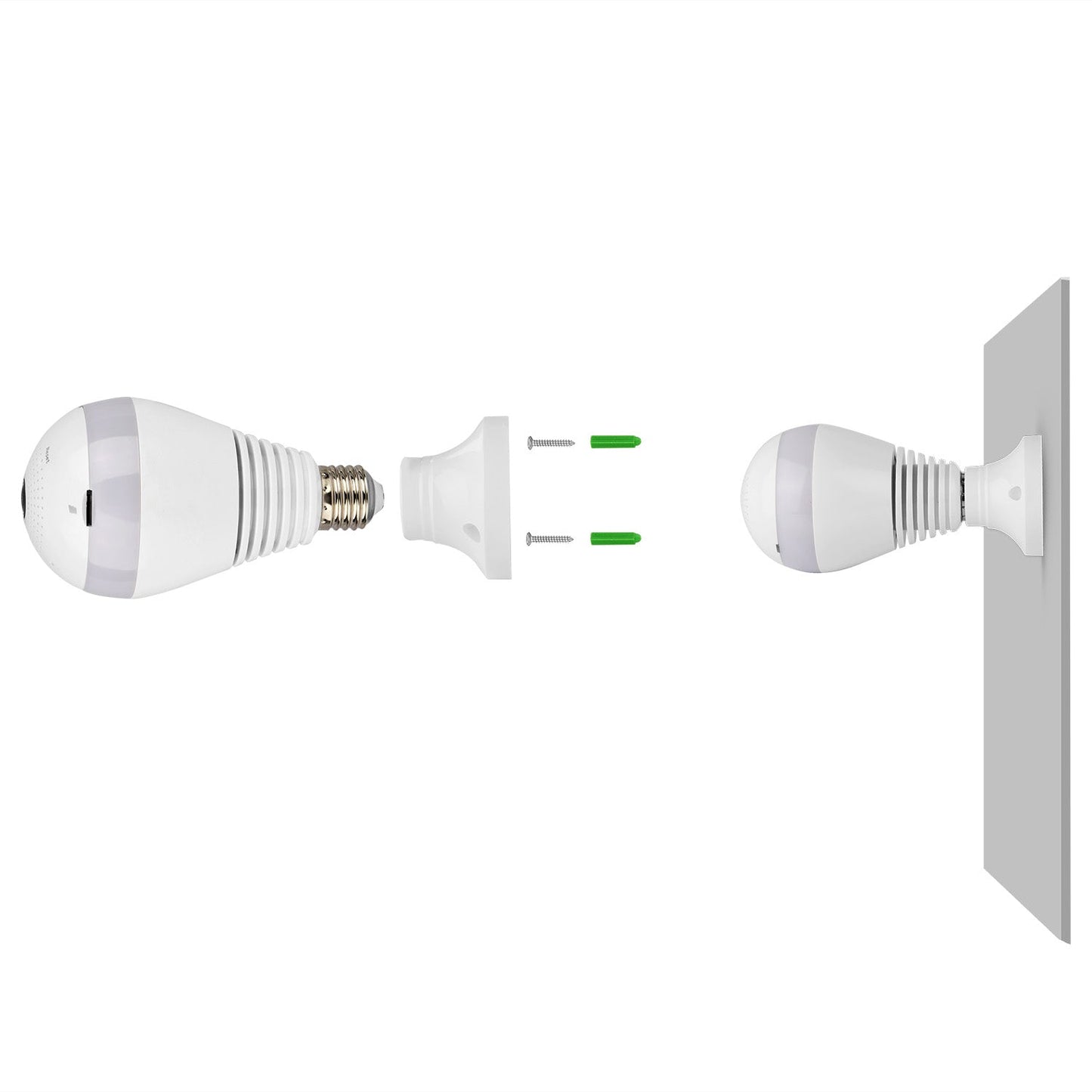 Light Bulb WiFi Camera for Home Security