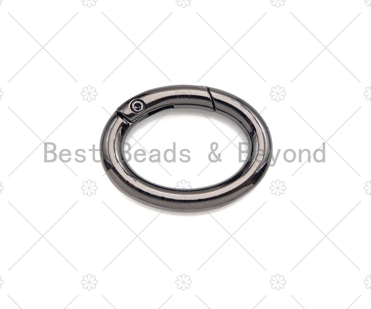 High Quality Large Gold/Silver/Gunmental Spring Clasp, Snap Clip Trigger Clasp, Spring Buckle Clasp, Carabiner Clasp, 26x35mm,sku#K124
