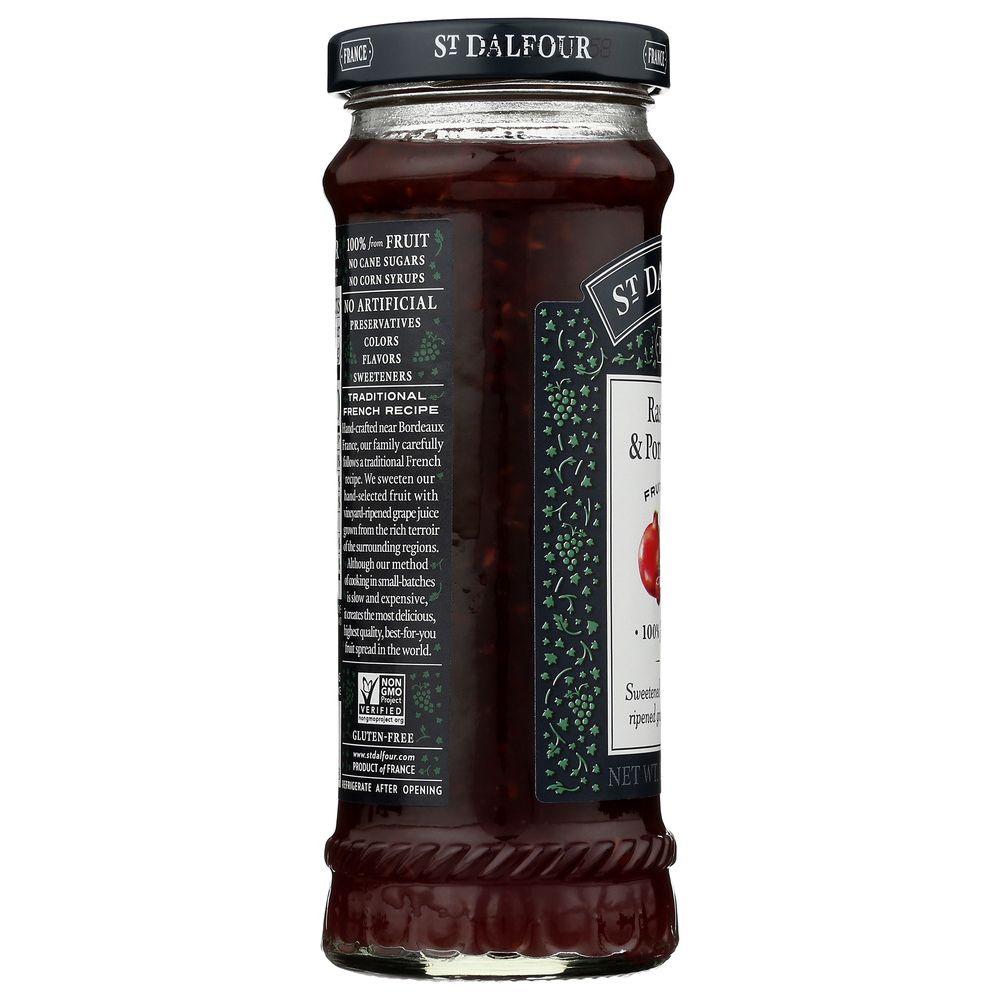 ST DALFOUR: Red Raspberry & Pomegranate, 10 oz