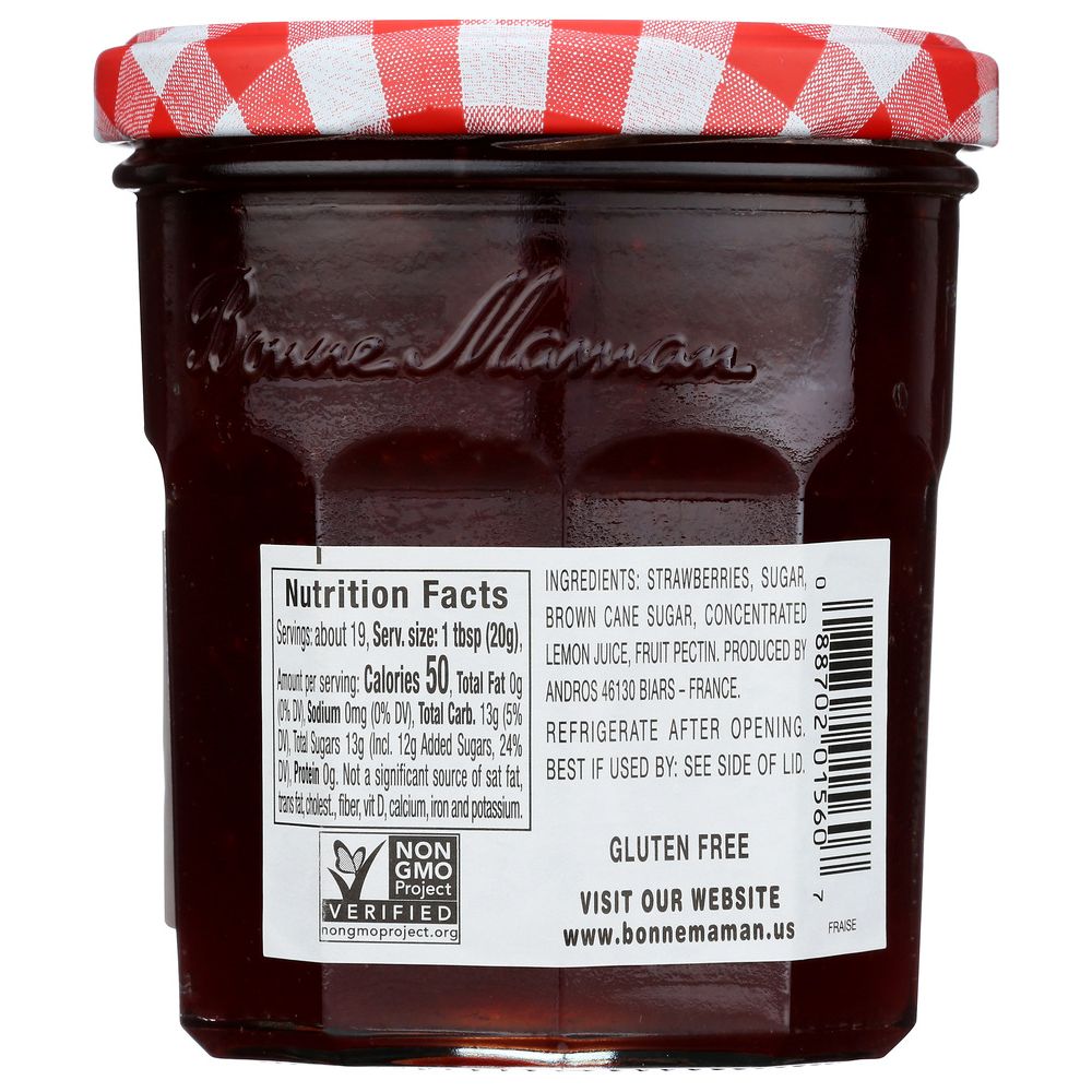 BONNE MAMAN: Strawberry Preserves, 13 oz