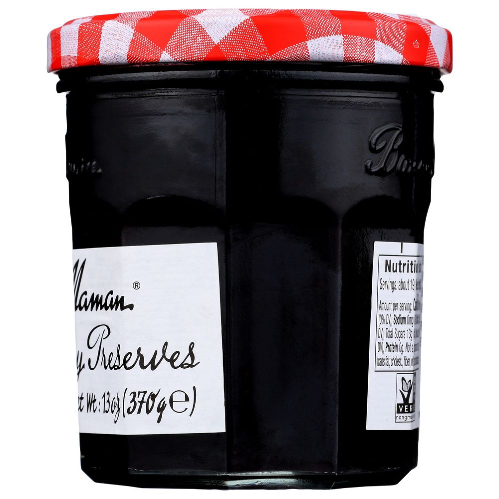 BONNE MAMAN: Wild Blueberry Preserves, 13 oz