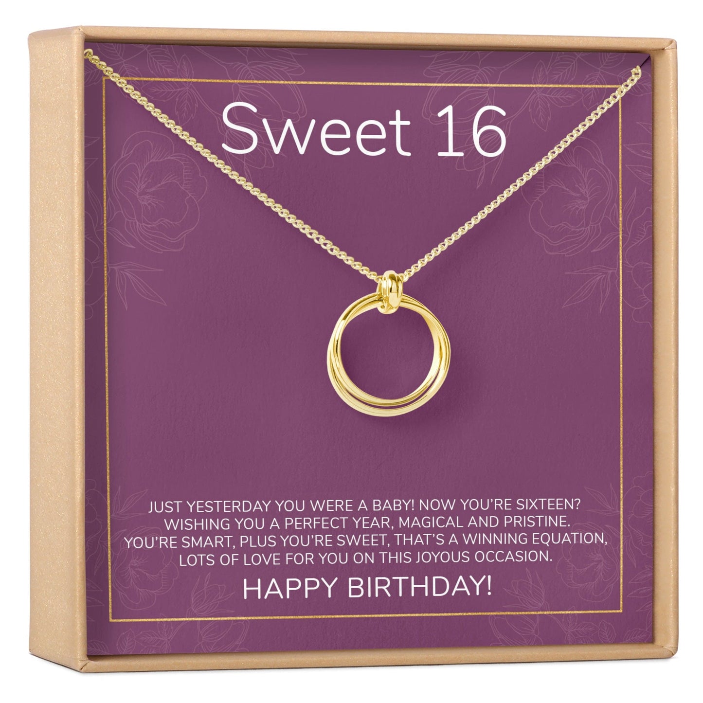 Sweet 16 Necklace, Multiple Styles