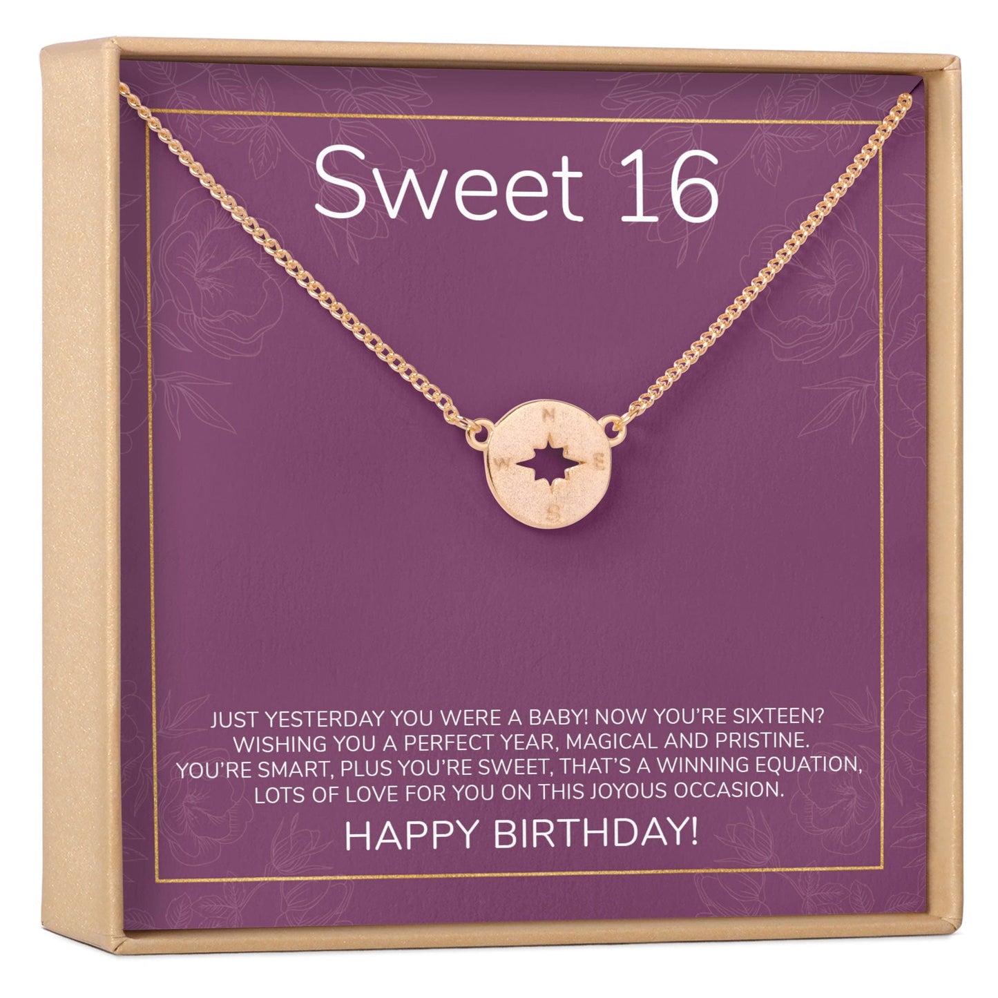 Sweet 16 Necklace, Multiple Styles