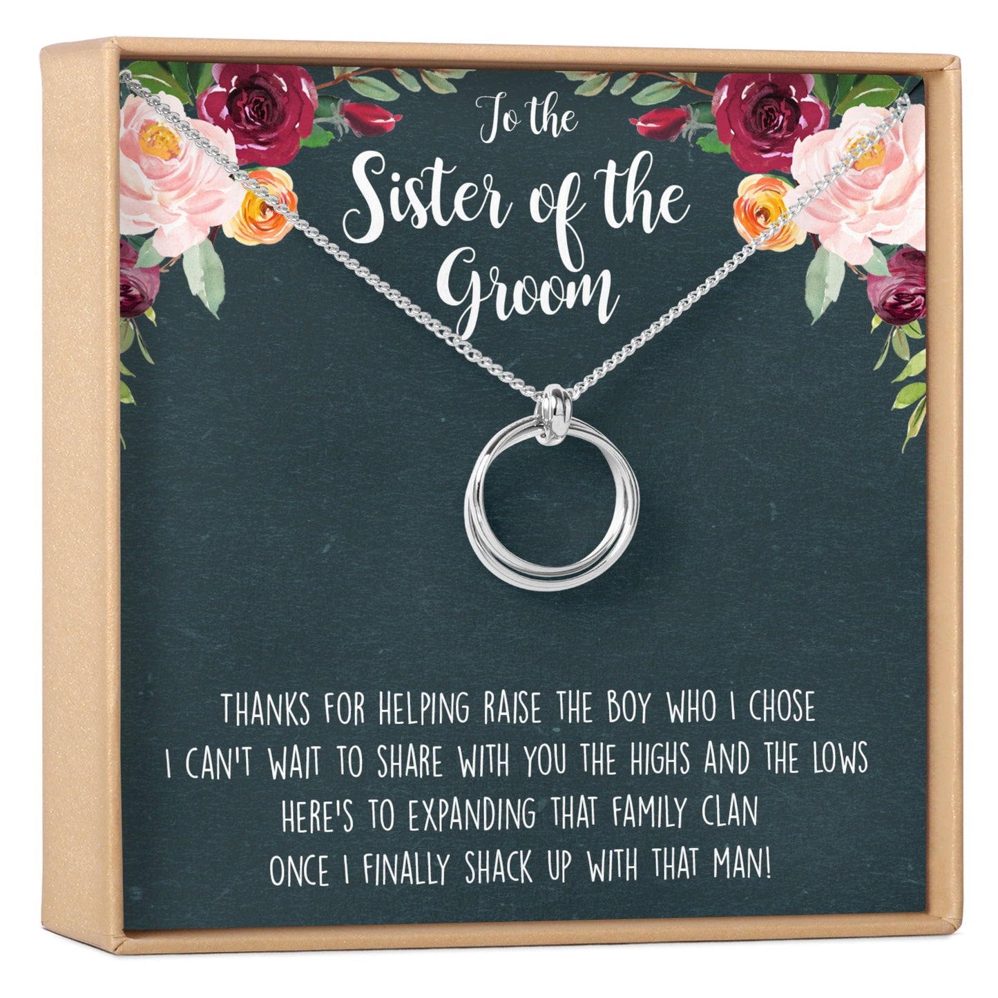 Sister of the Groom Necklace