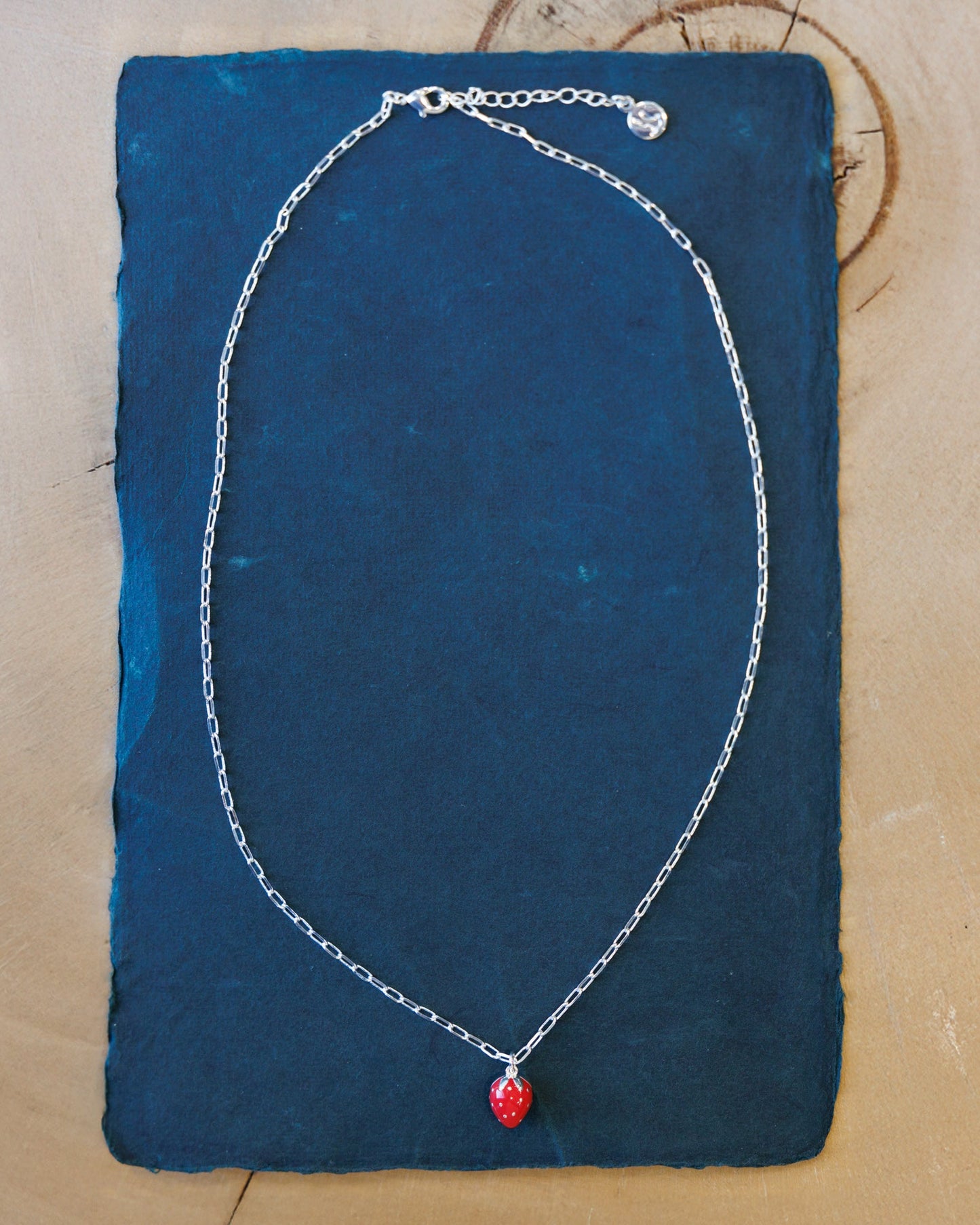 Silver Strawberry Fields Forever Necklace