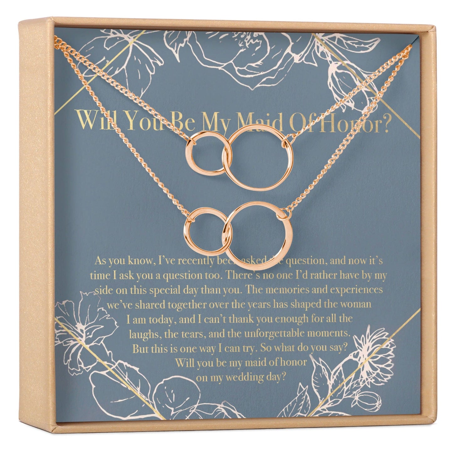 Maid of Honor Necklace, Multiple Styles