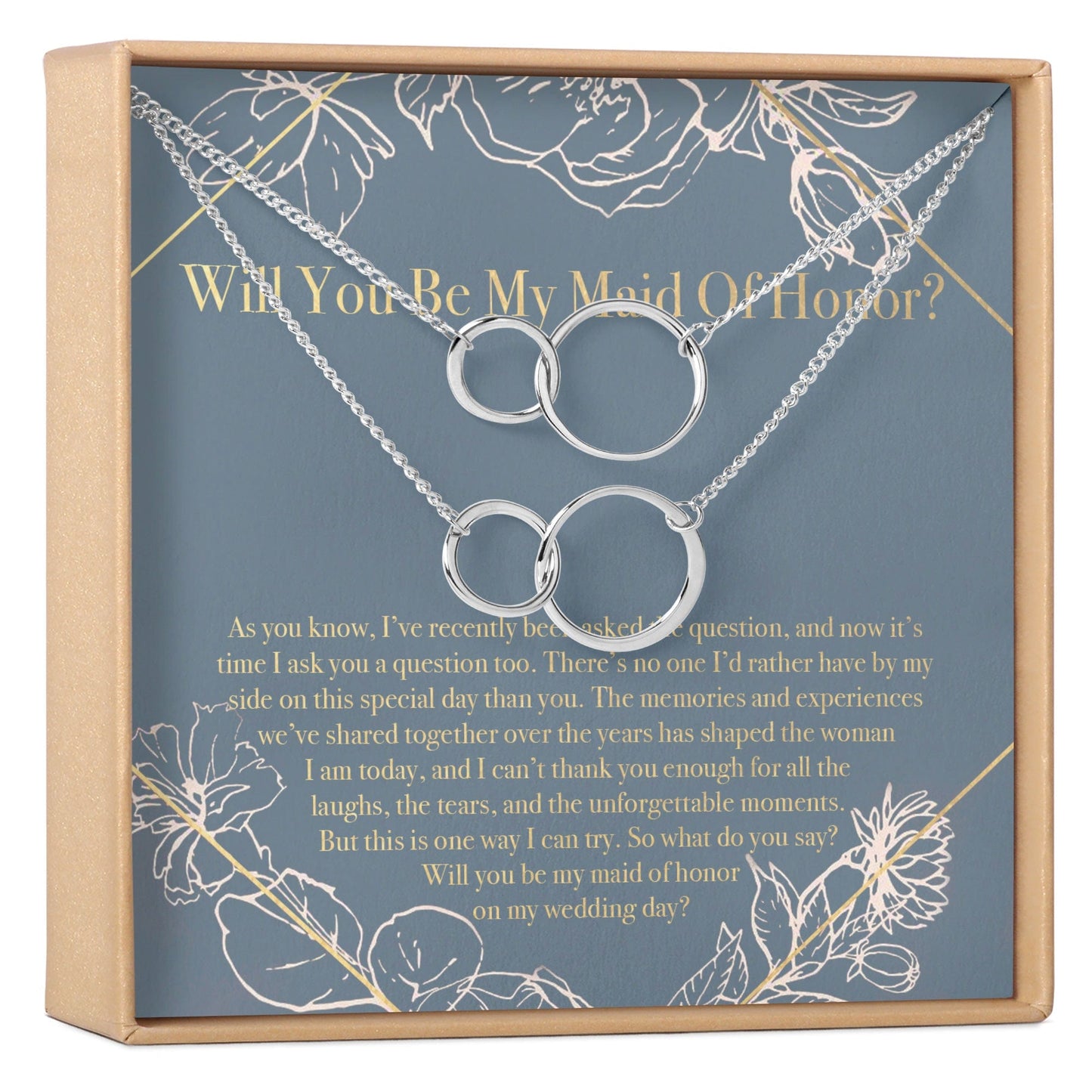 Maid of Honor Necklace, Multiple Styles