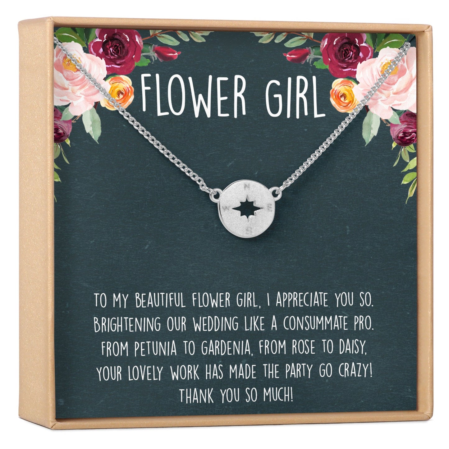 Flower Girl Necklace, Multiple Styles