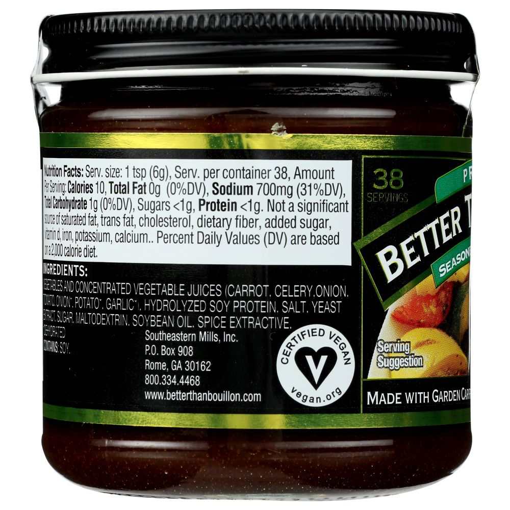 BETTER THAN BOUILLON: Superior Touch Vegetable Base, 8 oz