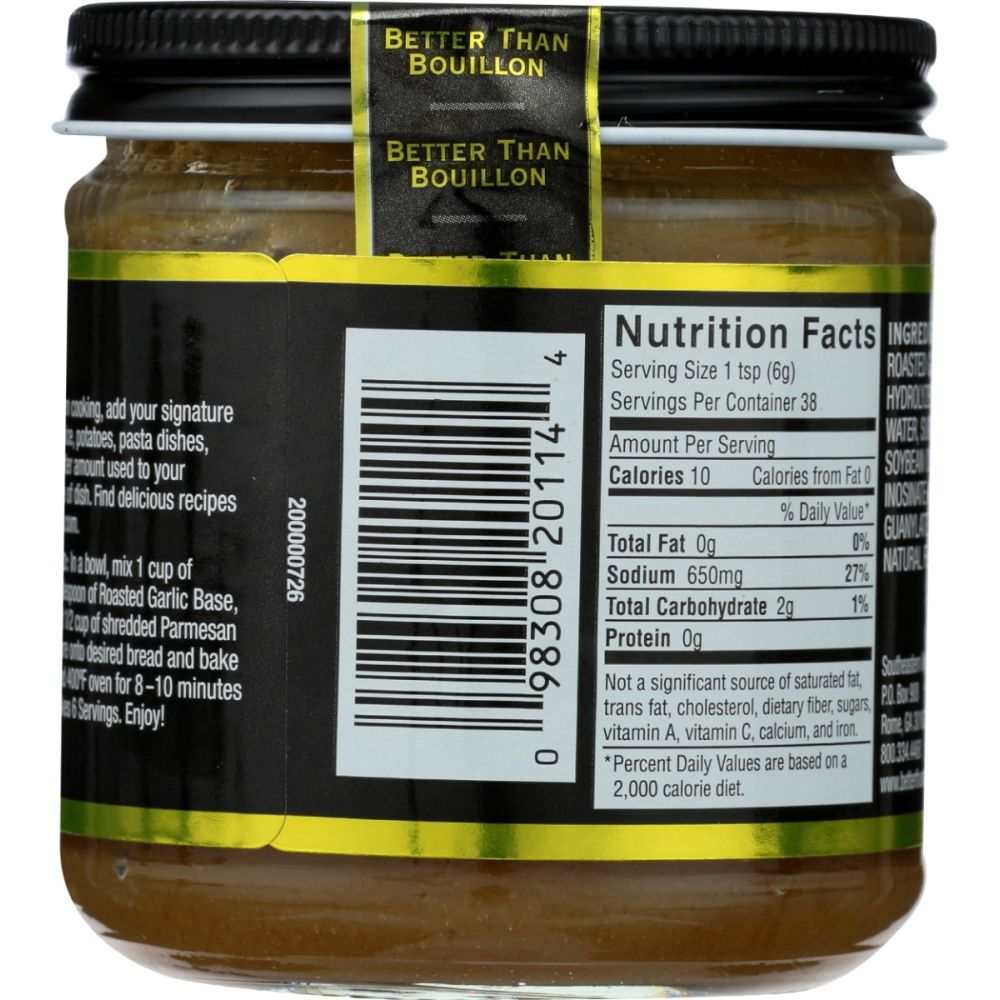 BETTER THAN BOUILLON: Roasted Garlic Base, 8 oz