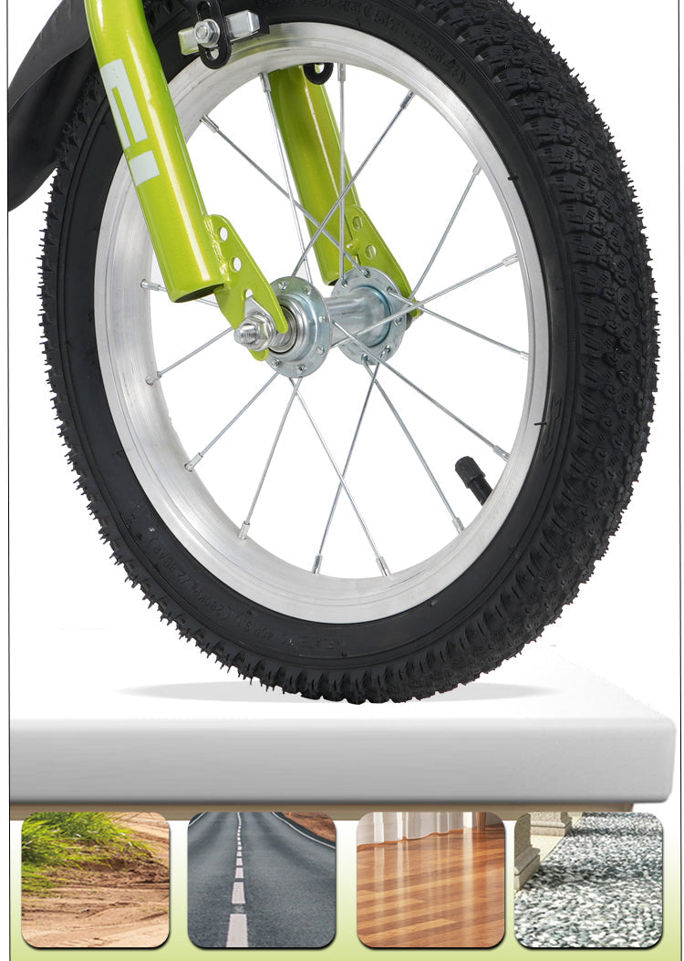 FKZNPJ 16 Inch Sporty Kids Bike With Training Wheels