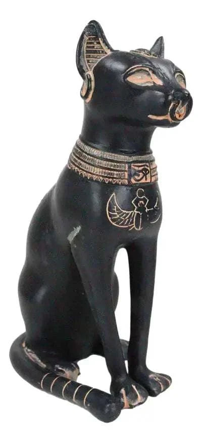Small Egyptian Bastet Cat Statue 5"