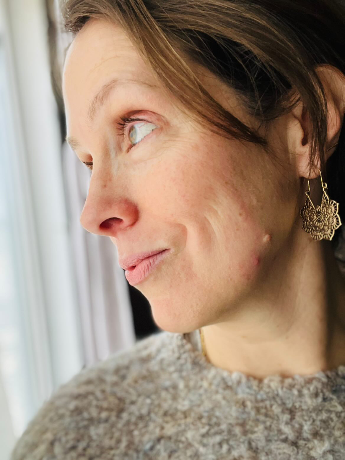 Beautiful Gold or Silver Mandala Earrings