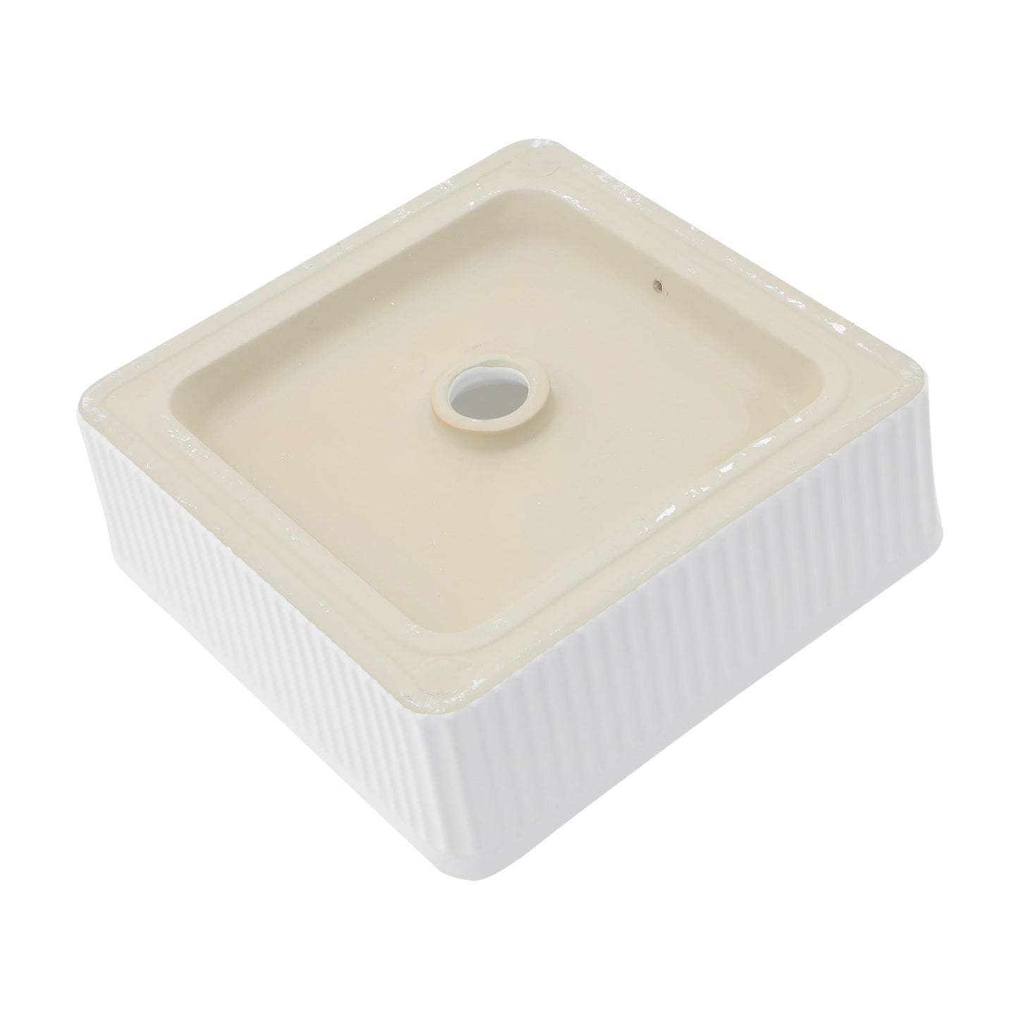 15.69"x15.69" Modern Bathroom Vessel Sink