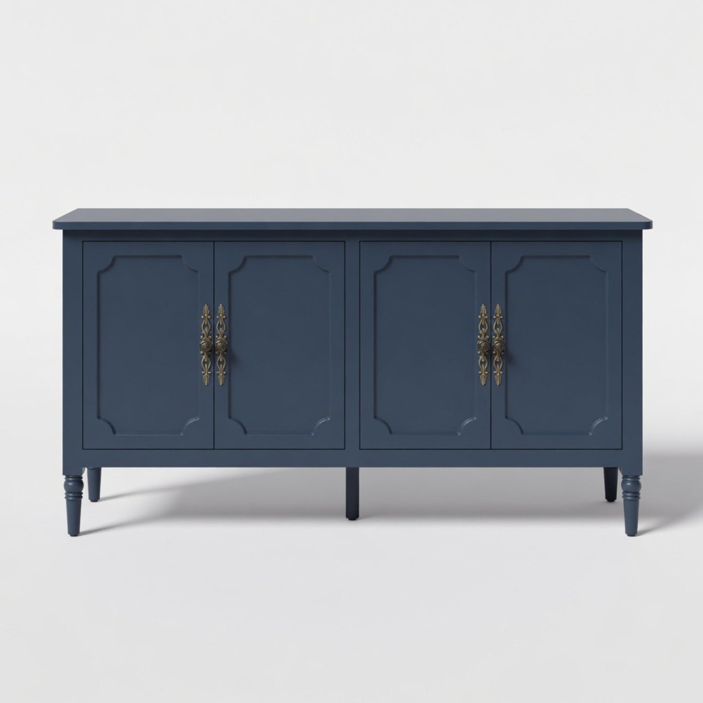 58.9" Blue Buffet Cabinet