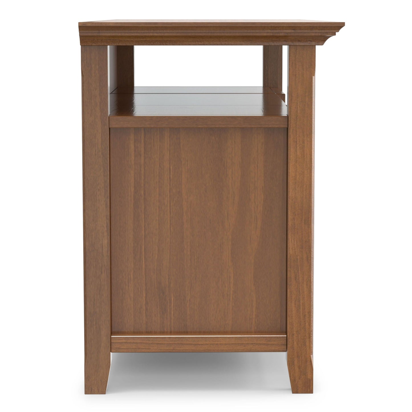 Amherst - TV Media Stand - Medium Saddle Brown
