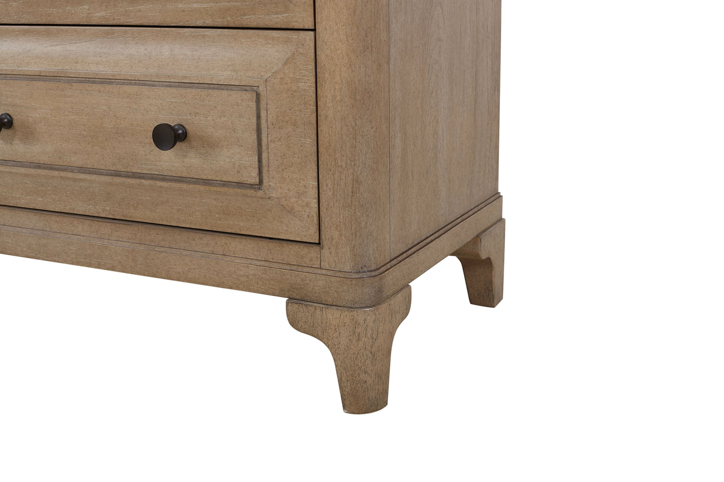 2 Drawer Nightstand With USB Charging Ports