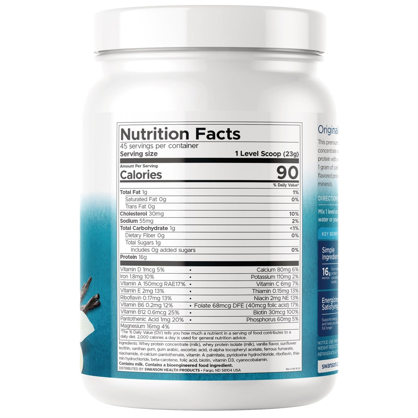 Original Whey Protein Powder - Vanilla