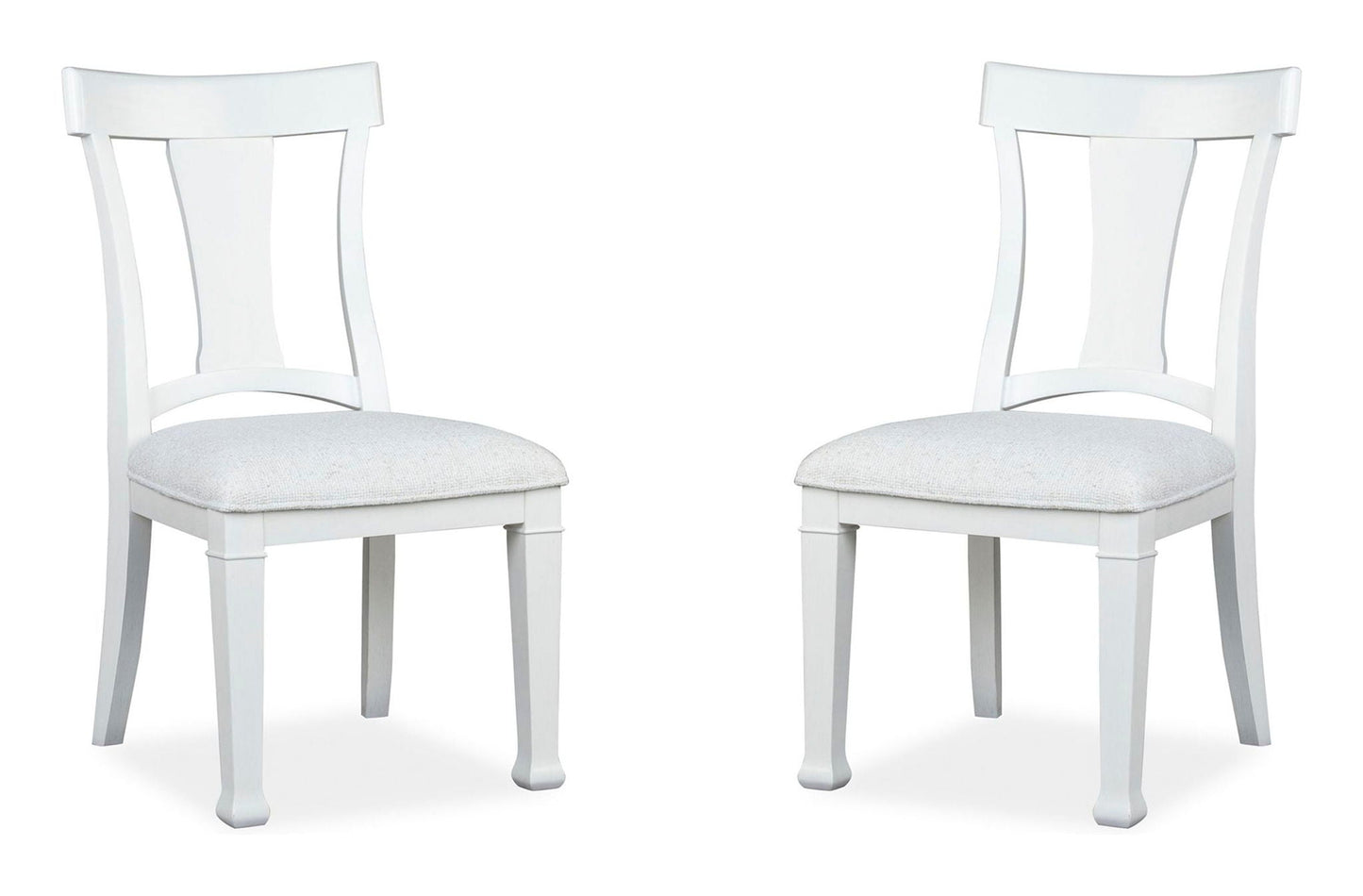 Kingston - Upholstered Side Chair (Set of 2) - Whisper White And Cerused Nutmeg