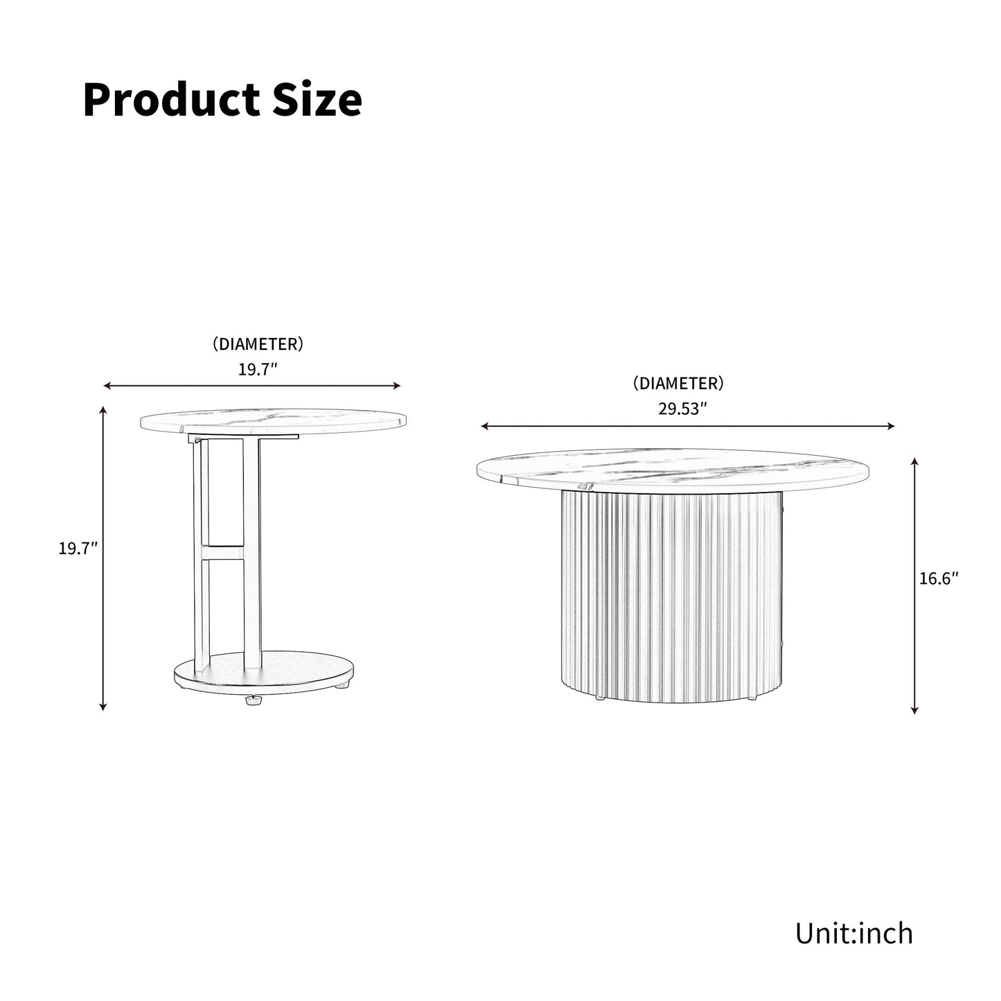 Coffee Table Set of 3