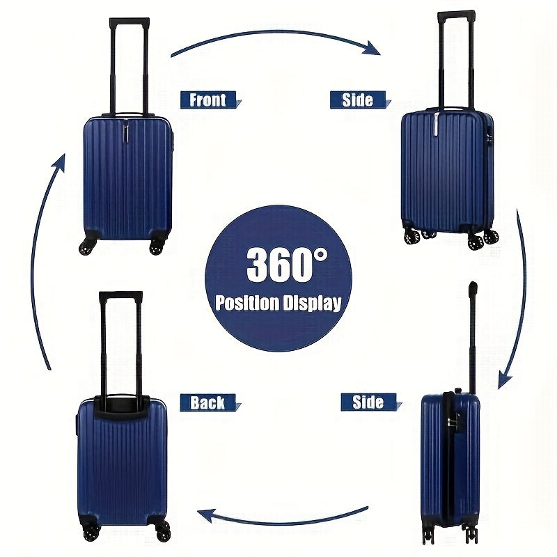 Ensemble de 2 valises à roulettes – bagage cabine 20 po et sac à bandoulière 14 po