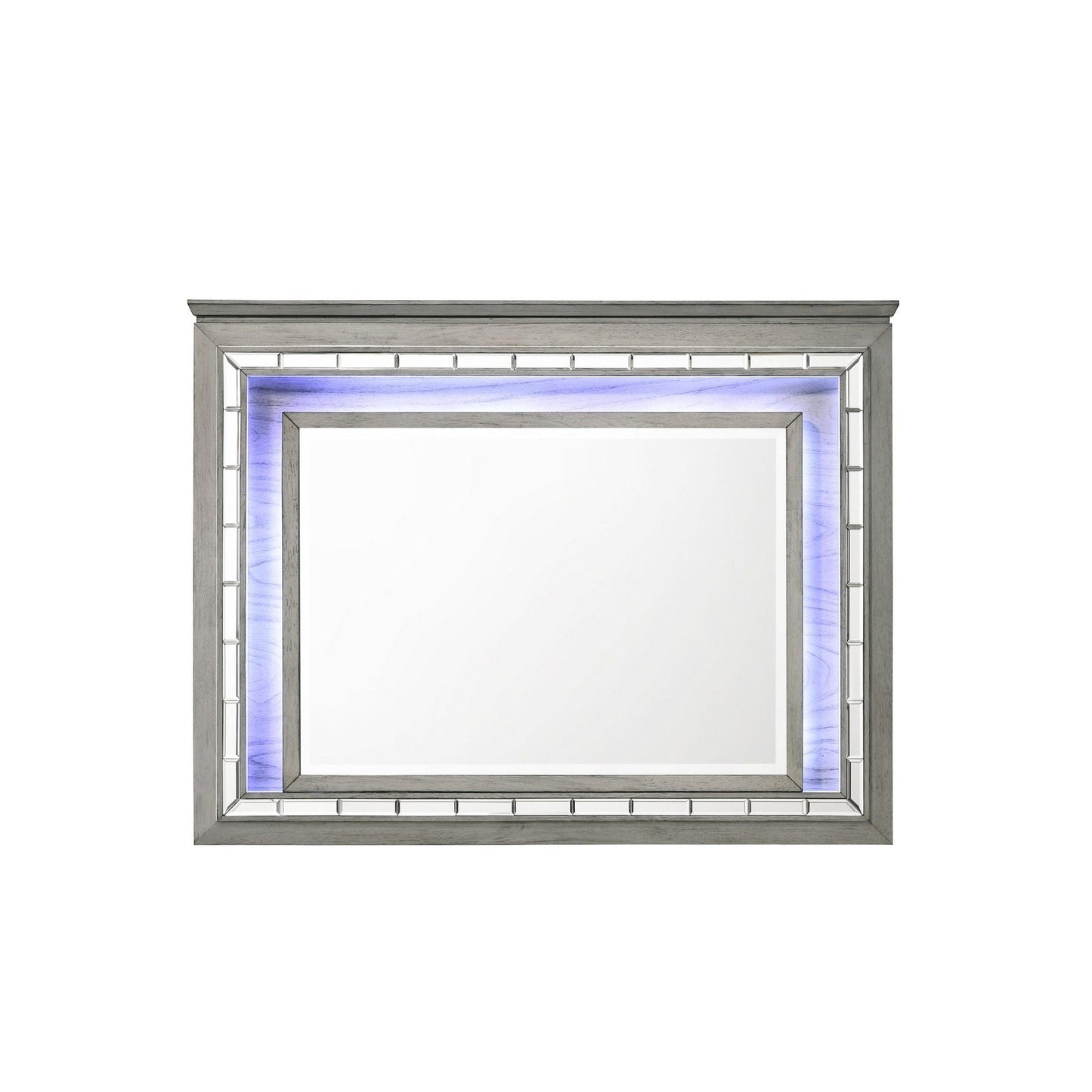 Antares - Mirror With LED - Light Gray