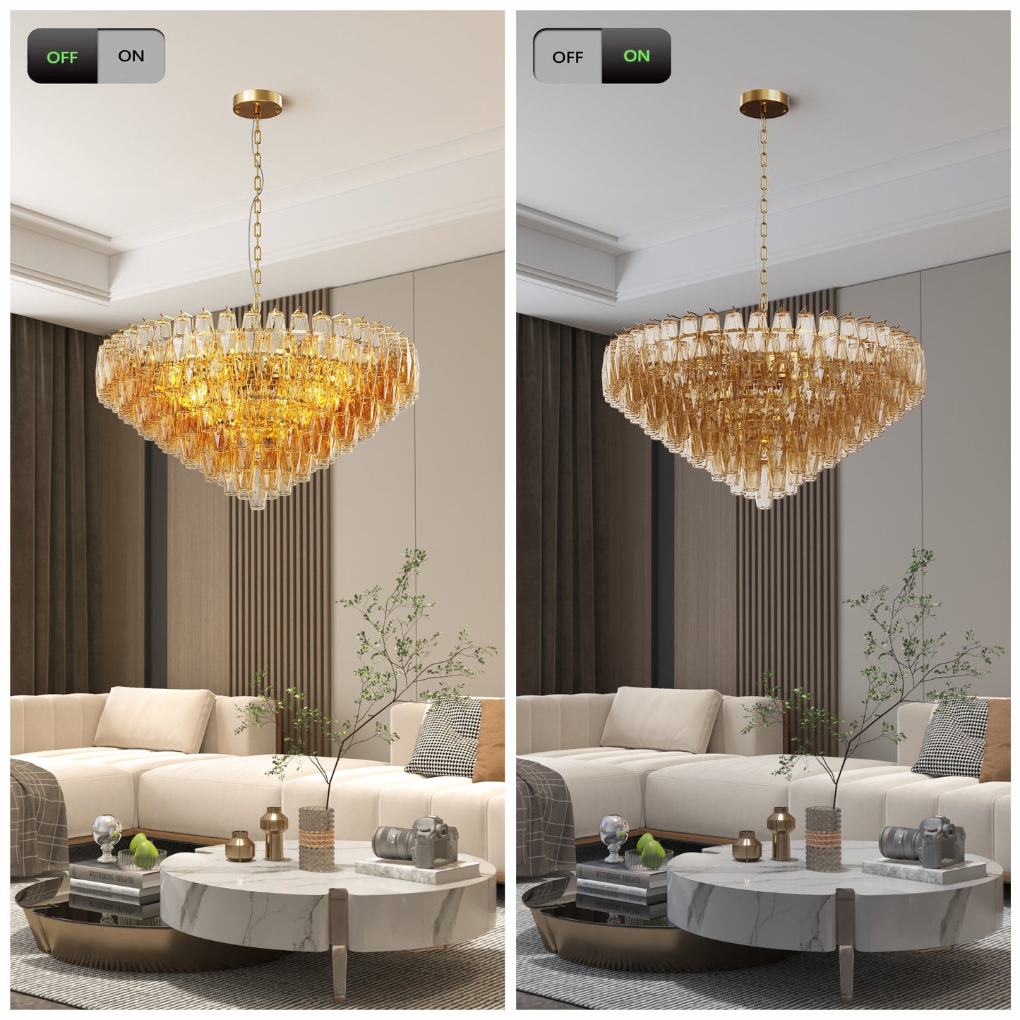 37" Extra Large Chandelier, 14-Light