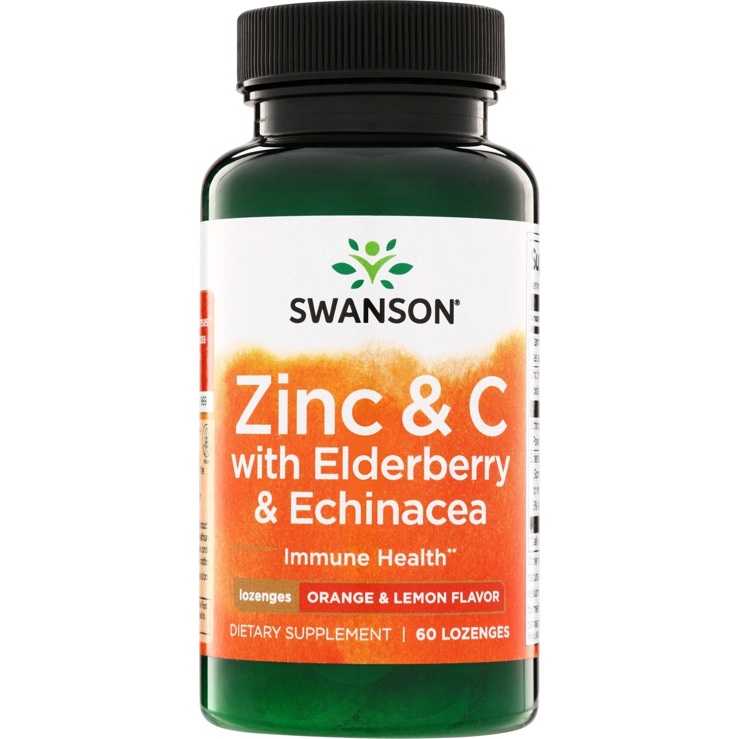 Zinc & C Lozenges w/ Elderberry & Echinacea-Orange & Lemon Flavor