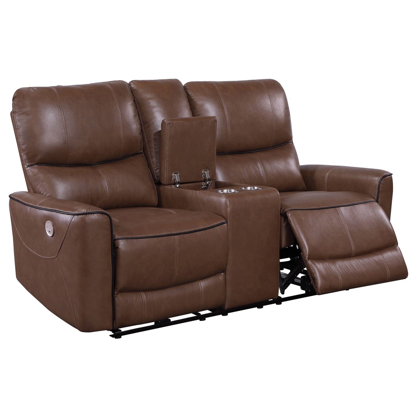 Denson Saddle Power Reclining Loveseat