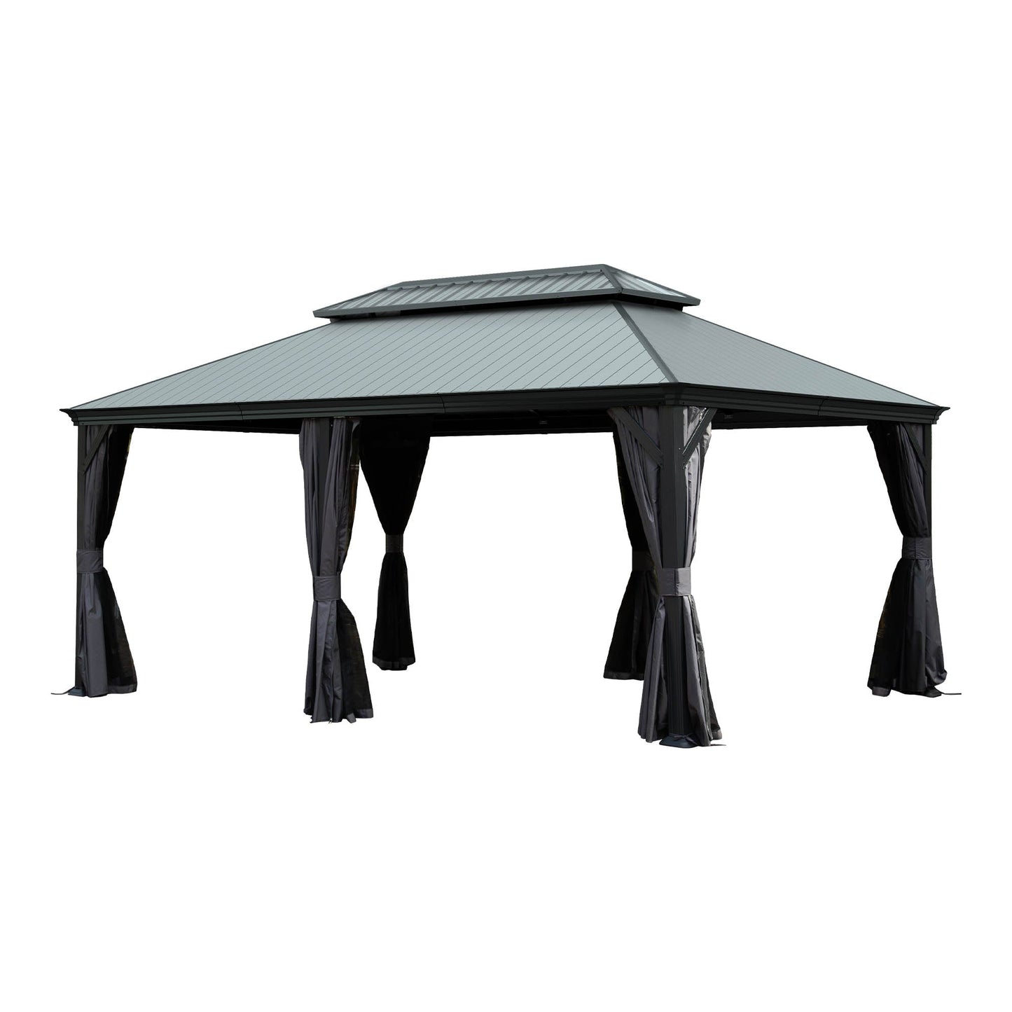 12'x18' Hardtop Gazebo with Resin Roof