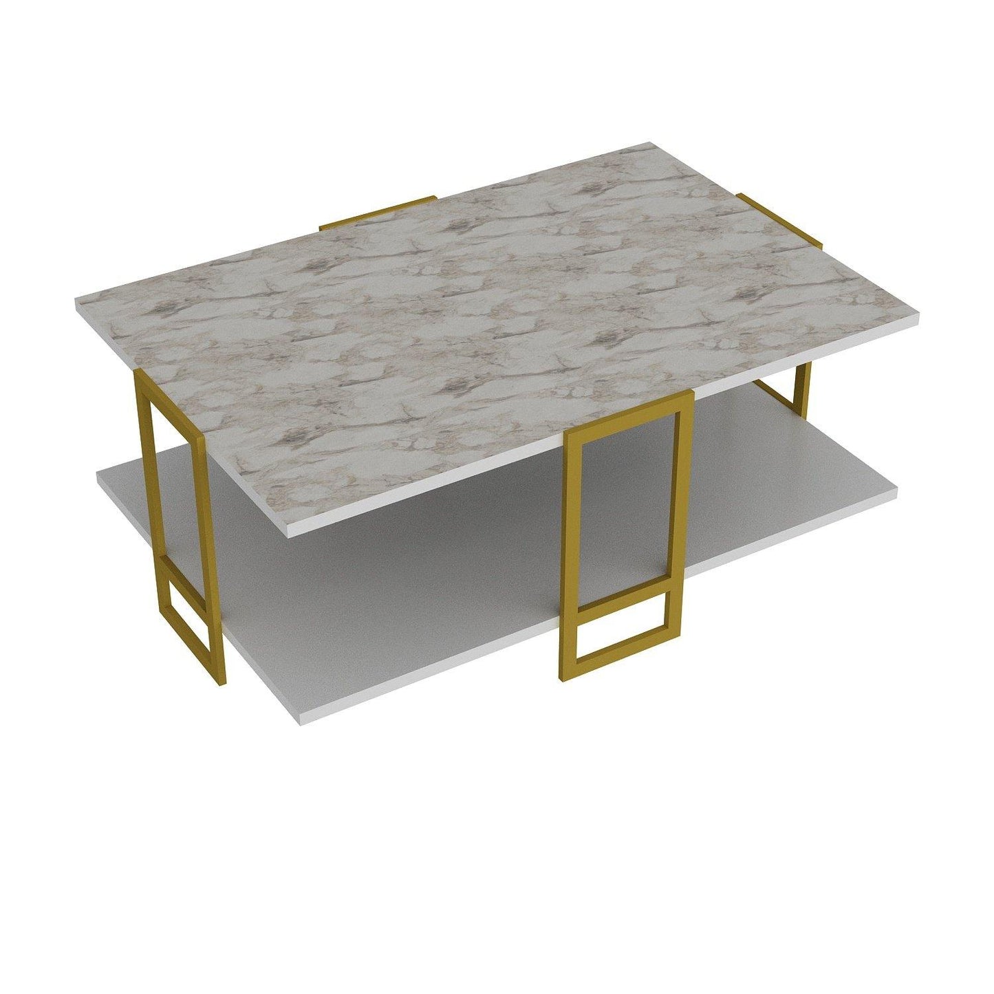 Polka Metal Wood Coffee Table