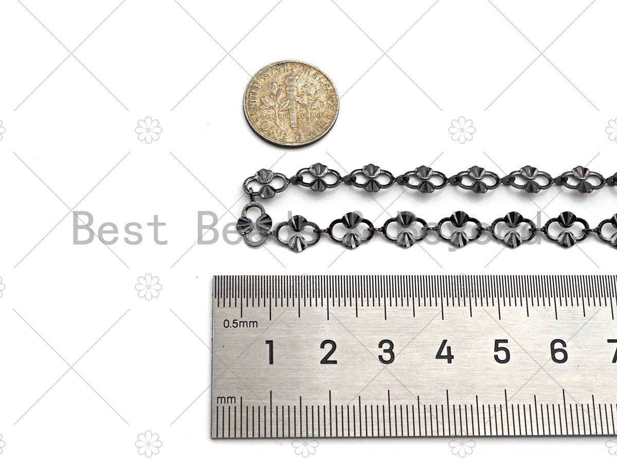 High Quality Hand Made Thin Fancy Oval link Chain, 18K Real Gold Plated Chain, Wholesale bulk Chain, 6.5x11mm,sku#M316