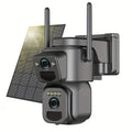 Solar WiFi Security Camera – 360° View, 10x Zoom, Night Vision & Motion Detection