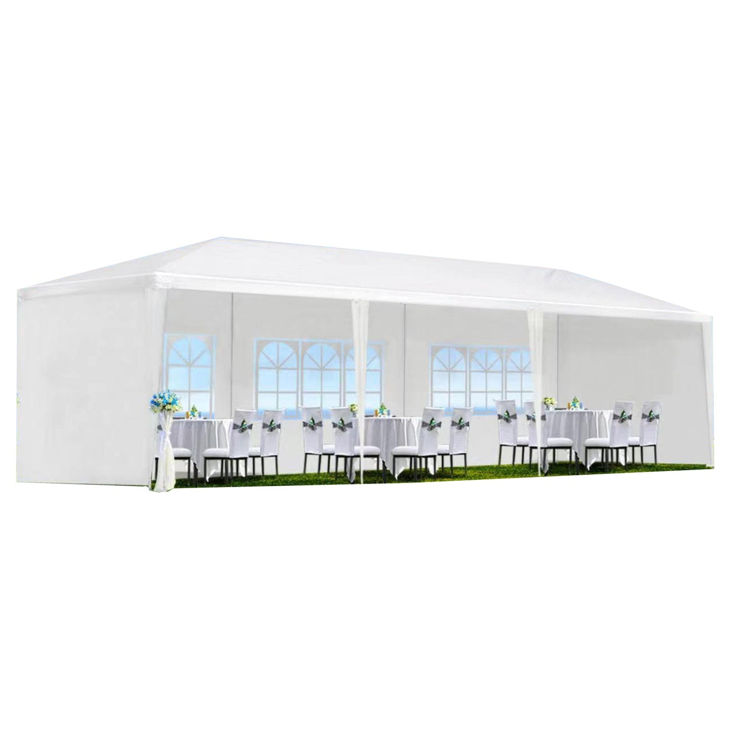 10x30' Outdoor Garden Gazebo Wedding Party Tent Canopy Marquee