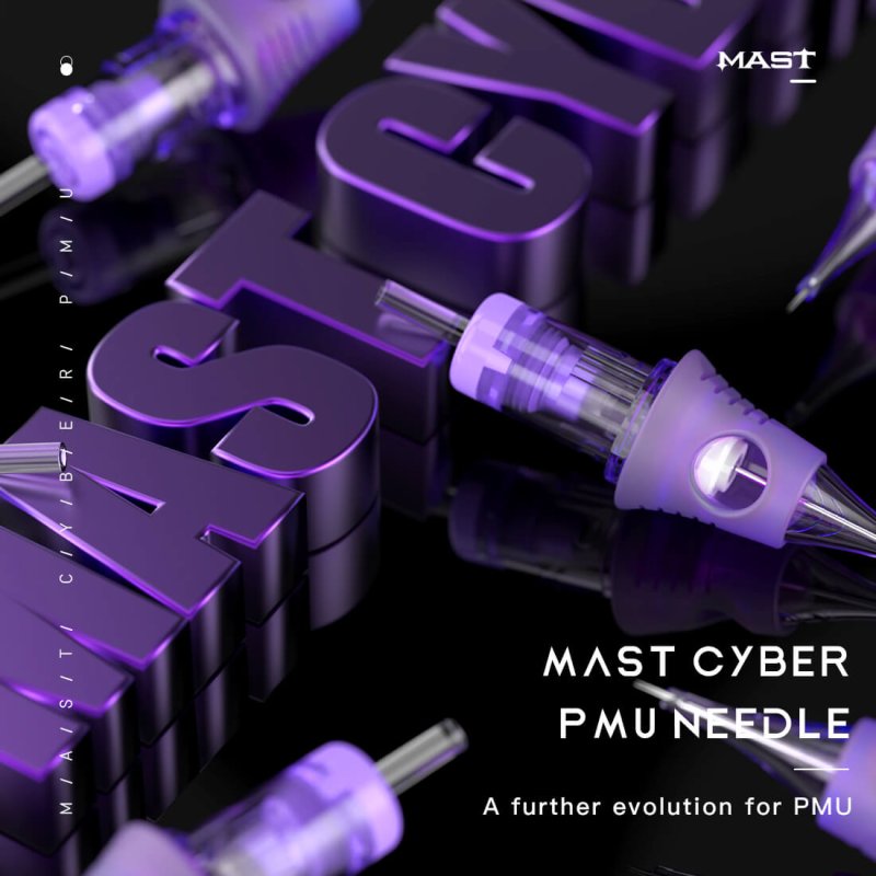 Aiguilles de cartouches professionnelles de maquillage permanent Mast Cyber Magnum - Boîte de 20