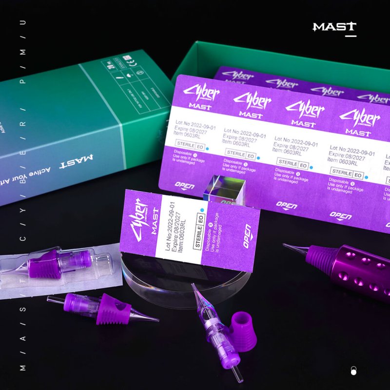 Mast Cyber 永久メイクプロフェッショナルカートリッジニードル マグナム- 20本入りボックス