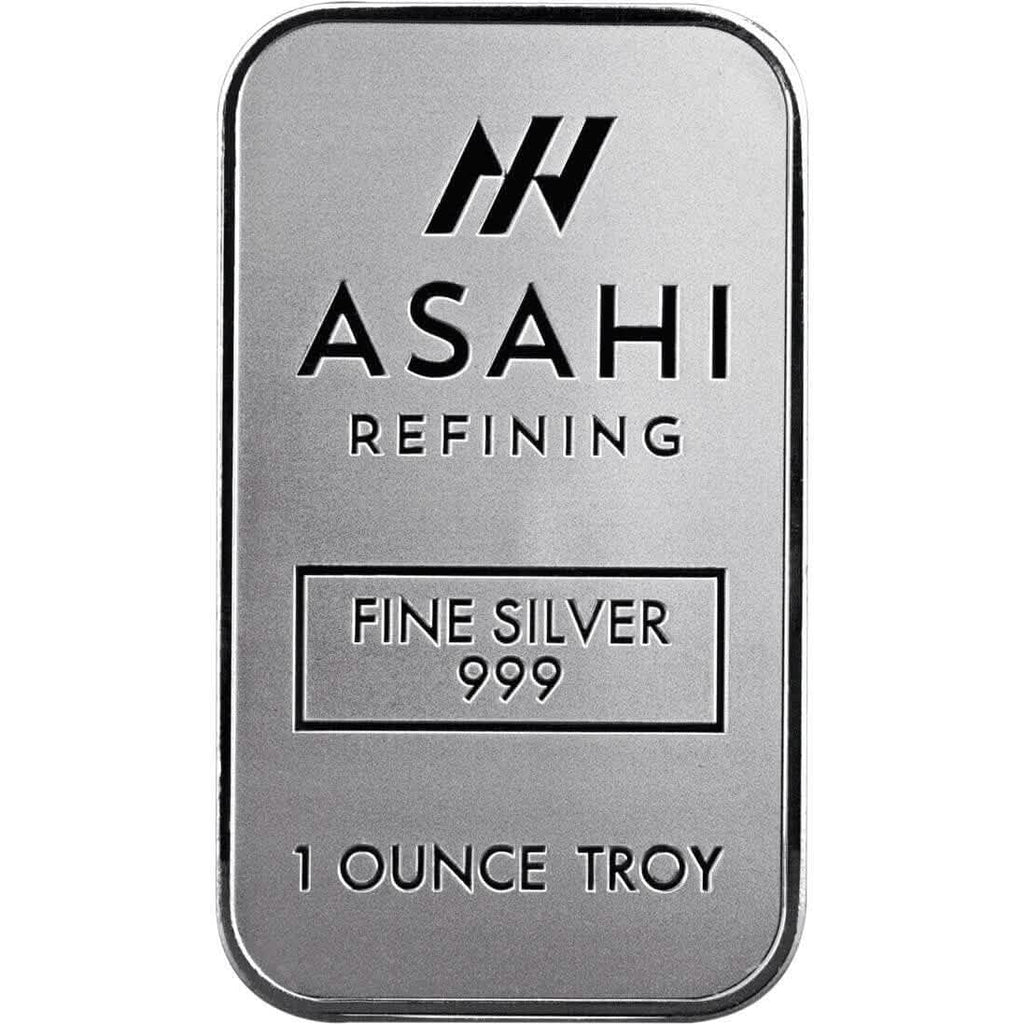 1 oz Silver Bar - Asahi .999 Fine Silver