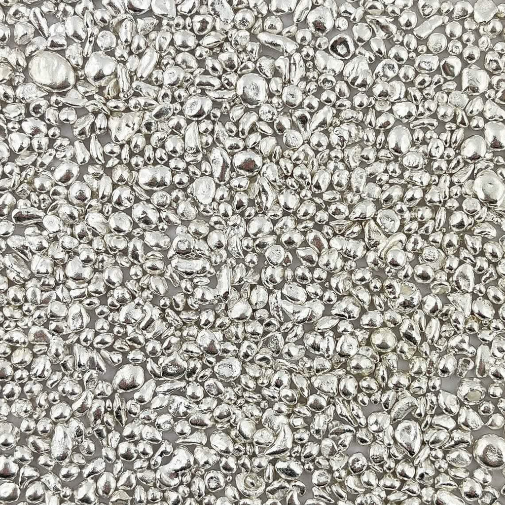 1 oz Troy Ounces Silver Poured Shot .999+ Fine Silver