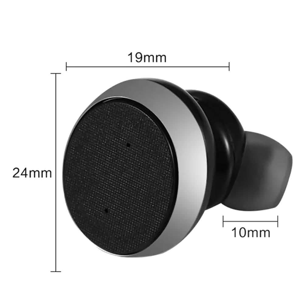 1ユニット：ミニインビジブルワイヤレスBluetooth 10.0ステレオインイヤーヘッドセットイヤホン