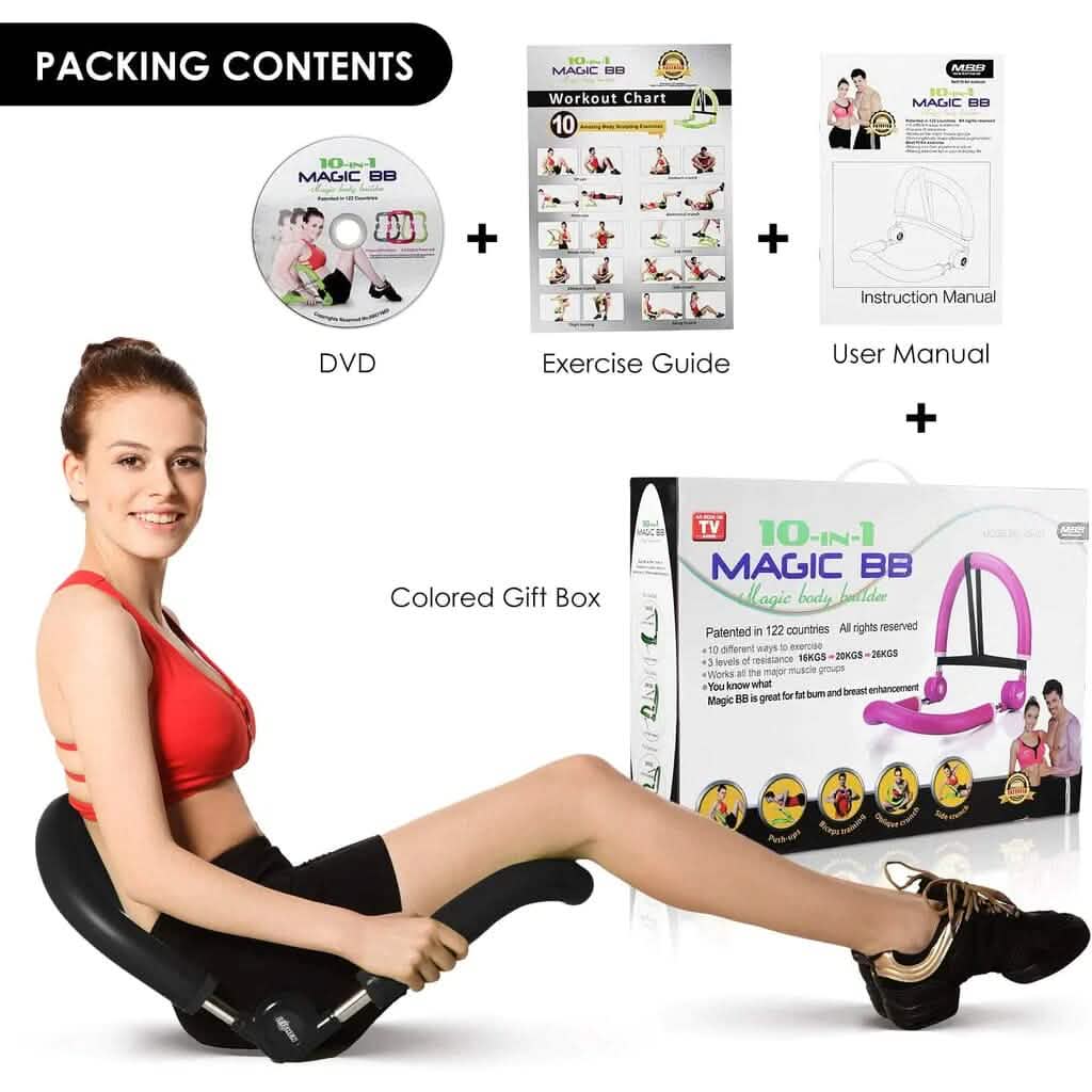 10-in-1 Abdominal & Thigh Toner Workout Equipment
