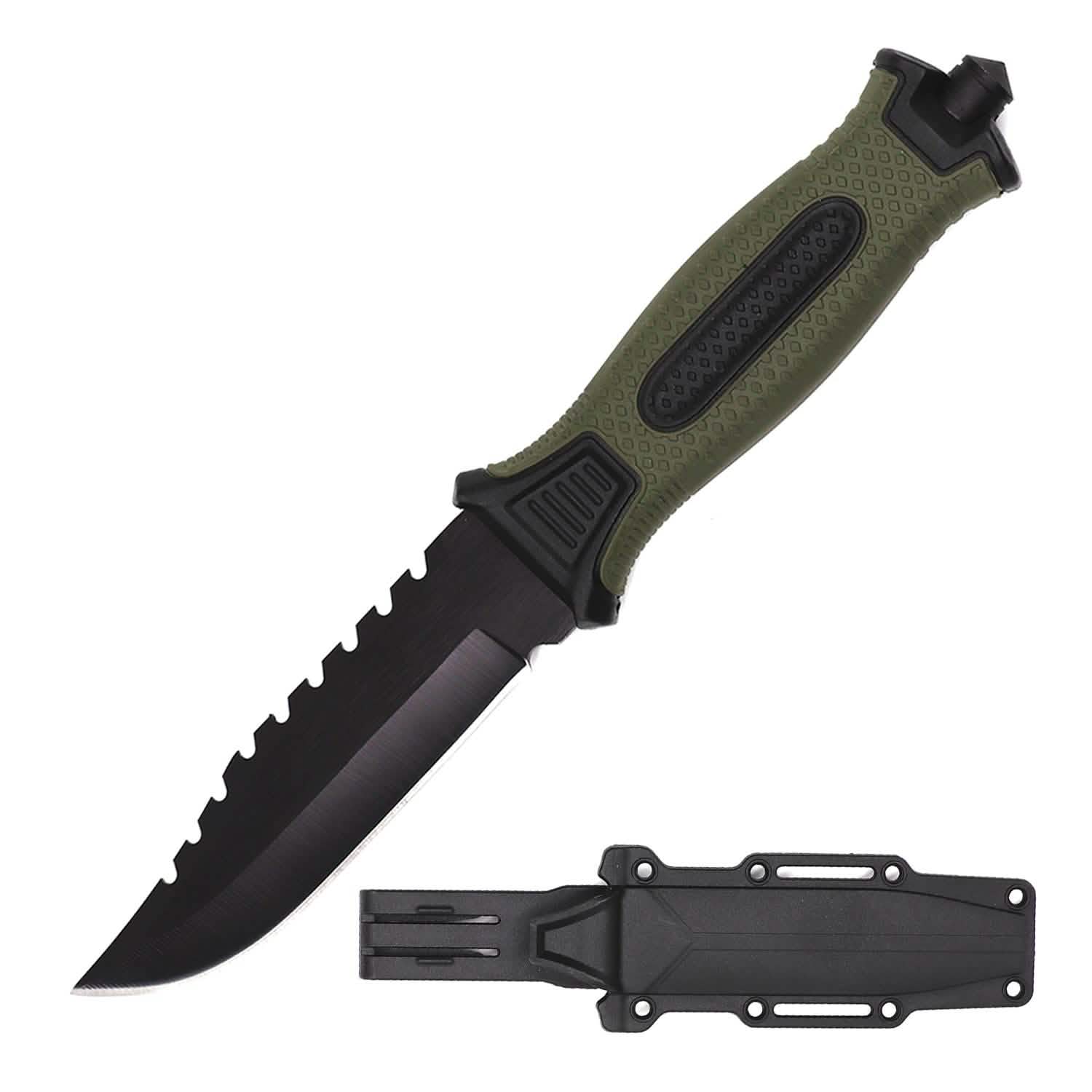 Couteau de chasse de 10 pouces avec étui en ABS
