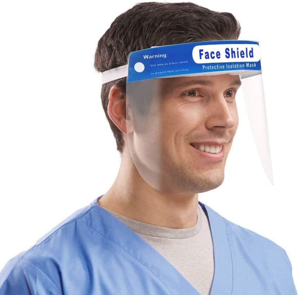 Lot de 10: Visières de protection faciale