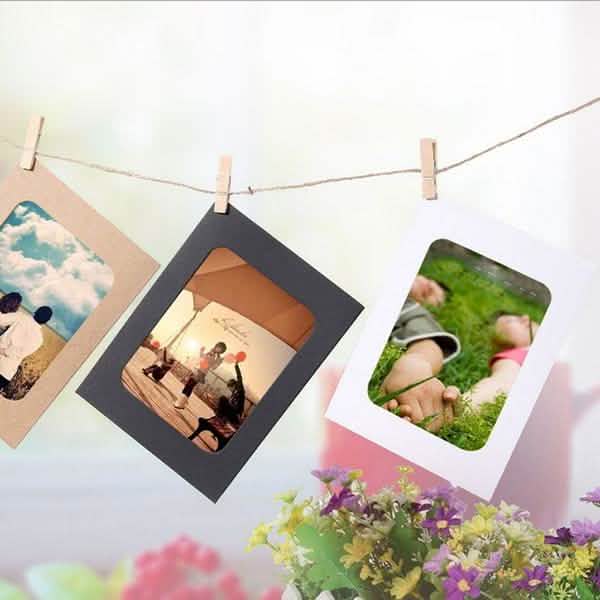 Lot de 10 : Cadre photo mural créatif DIY de 7,6 cm
