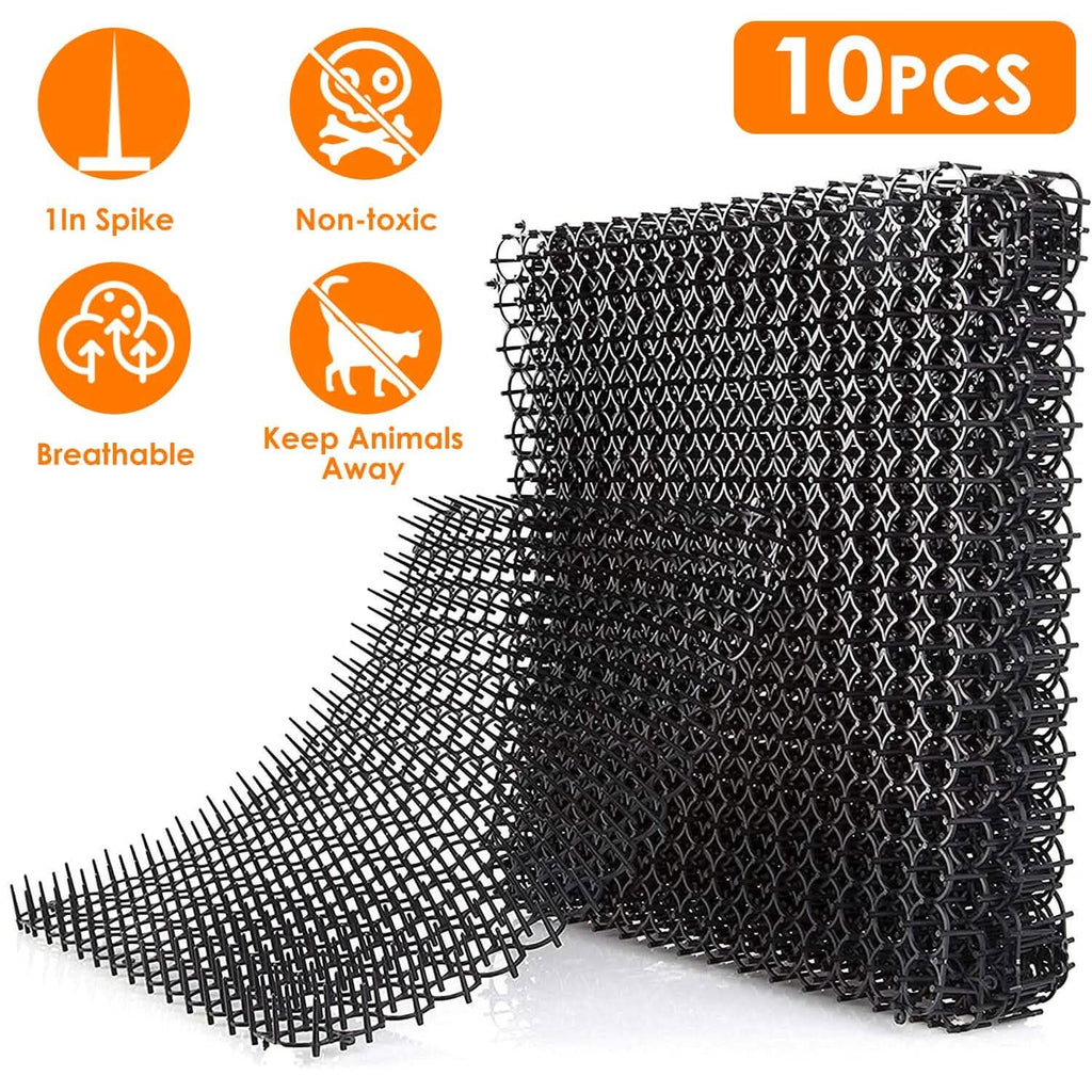 10-Piece: Cat Repellent Scat Mat with Spikes
