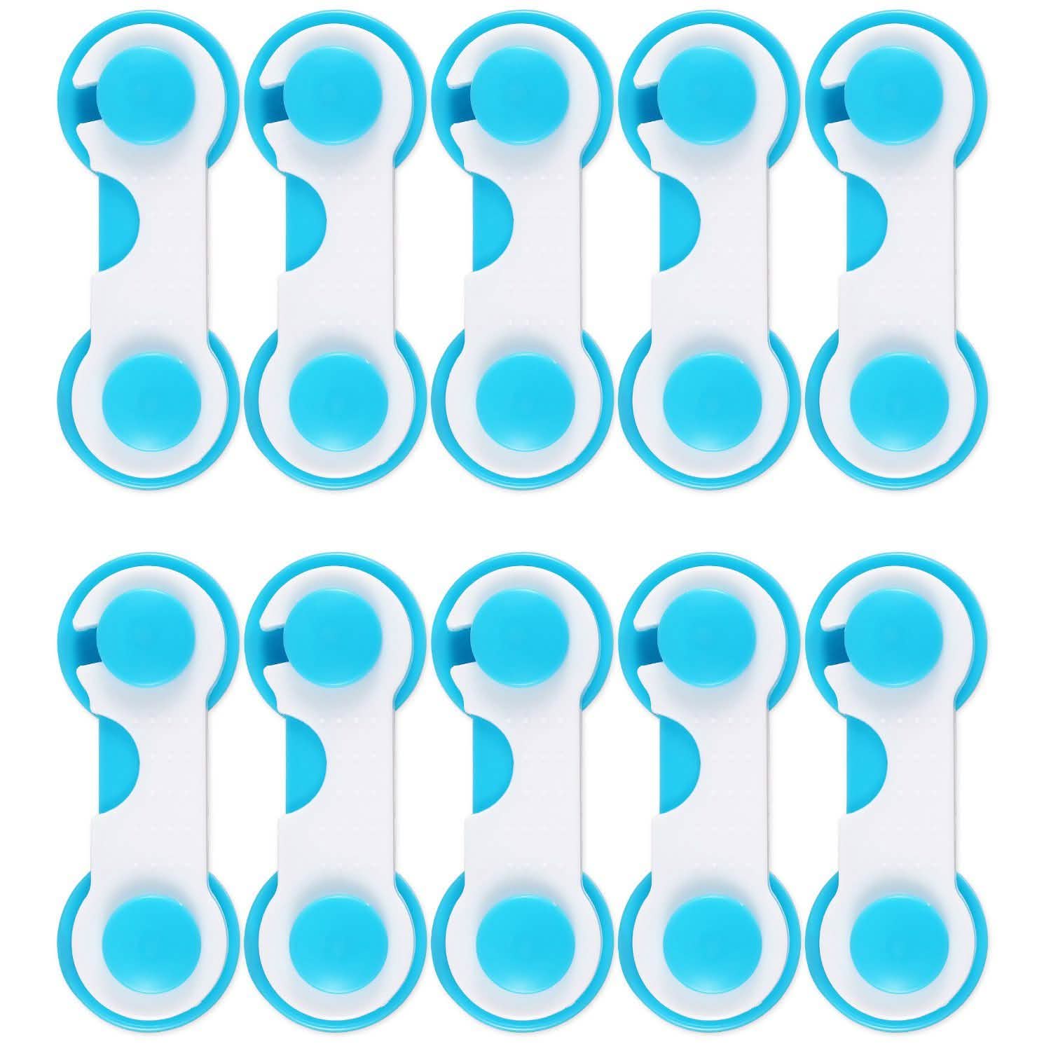 10-Piece: Kids Cabinet Strap Safety Locks