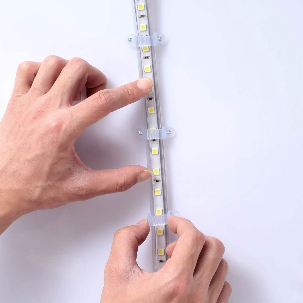10-Piece: LED Strip Light Clips