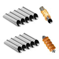 Lot de 10 moules à pâtisserie danoise d'angle, antiadhésifs, pour glaçage au beurre