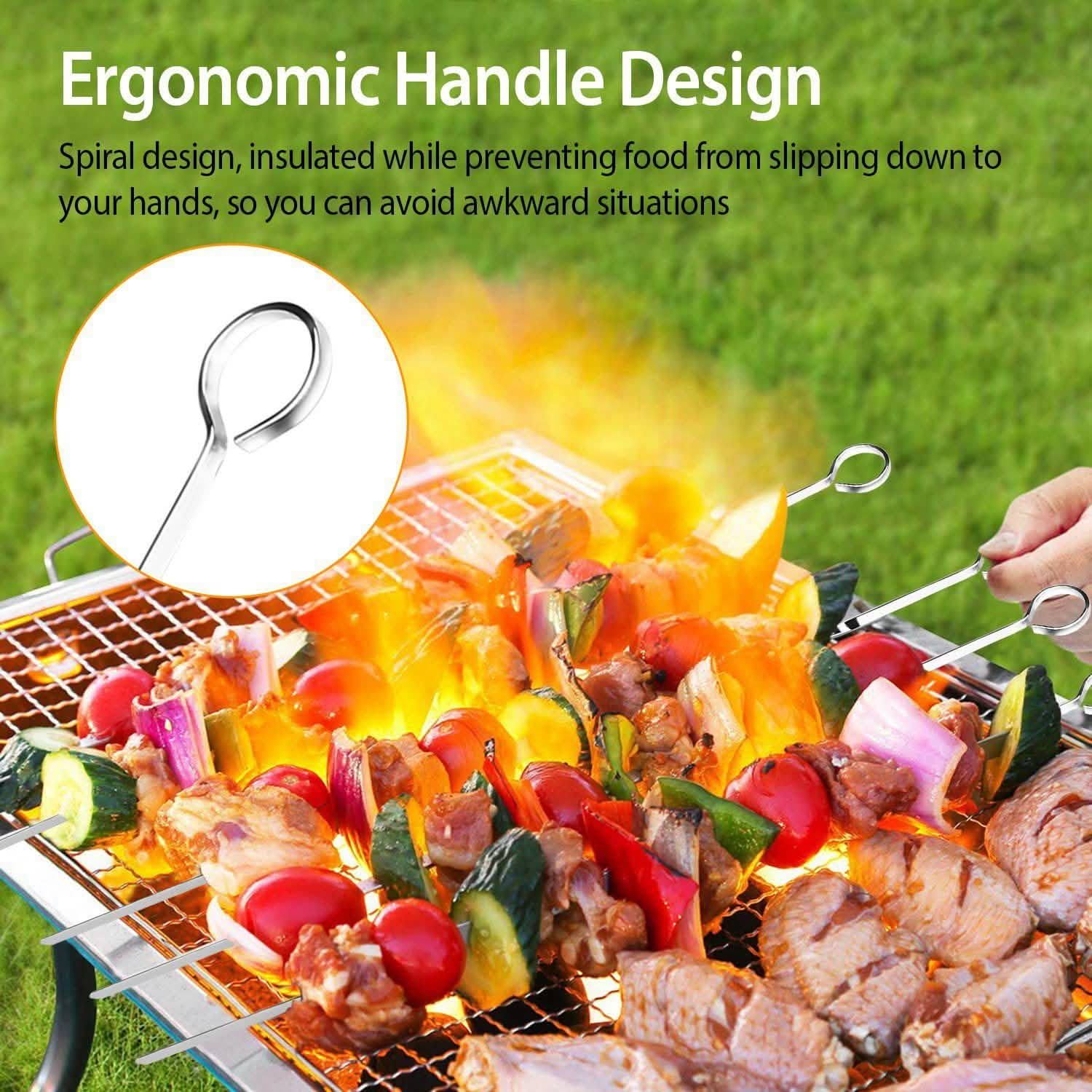 10-Pieces: 16" BBQ Skewers