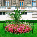 Lot de 10: Clôture de jardin décorative en fil de fer arche, antirouille