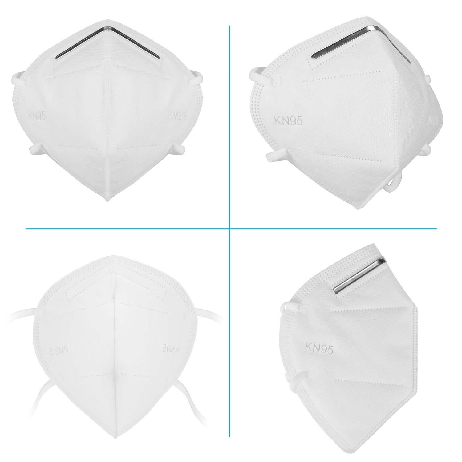 10 pièces : Masque jetable KN95 FFP